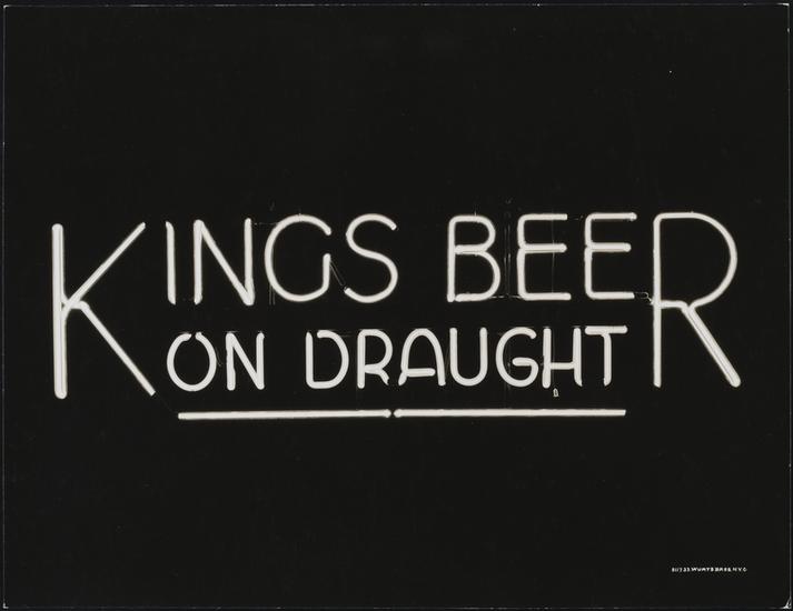 Kings Beer Neon Sign