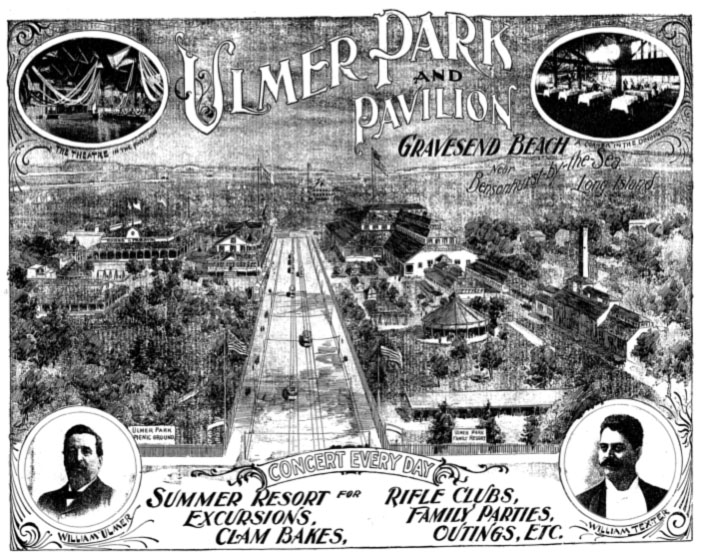 Ulmer Park advertisement in The Brooklyn Eagle, 1896