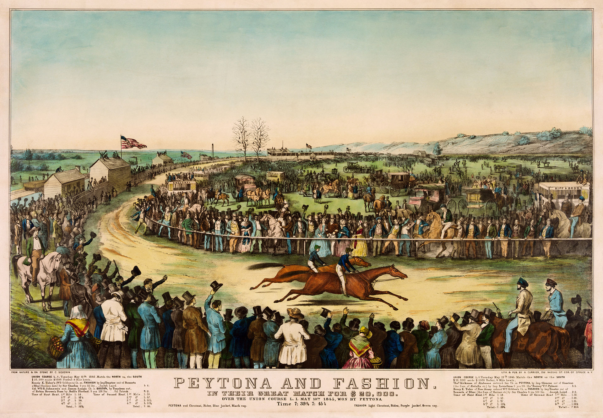 Fashion meets Peytona, 1845