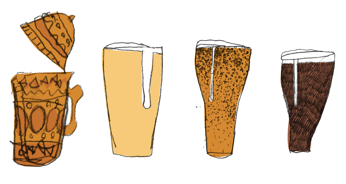 beer drawing