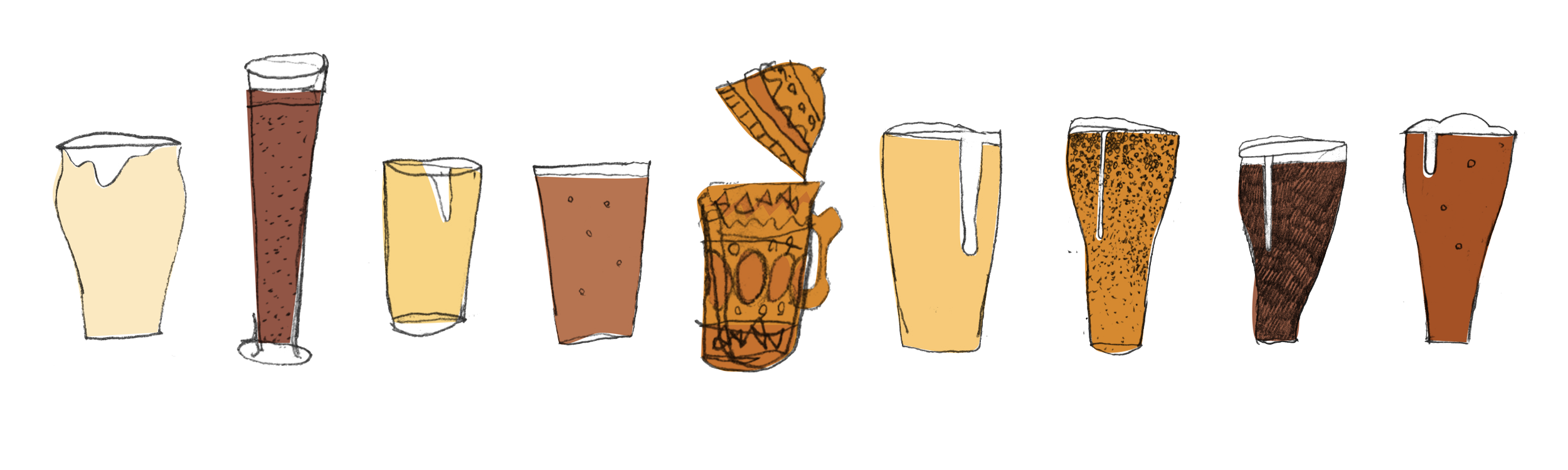 beer drawing