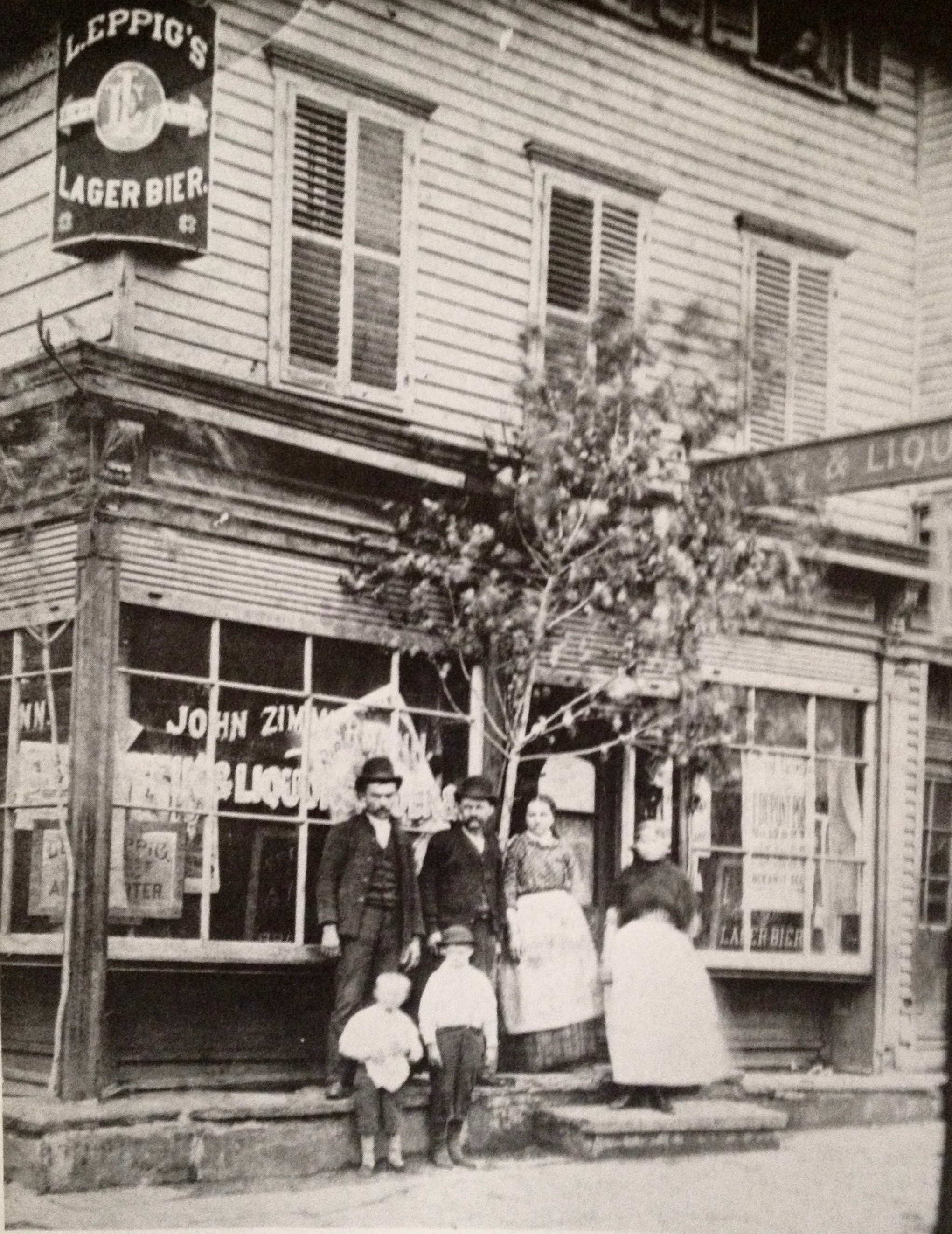 Zimmerman’s Saloon, 1877